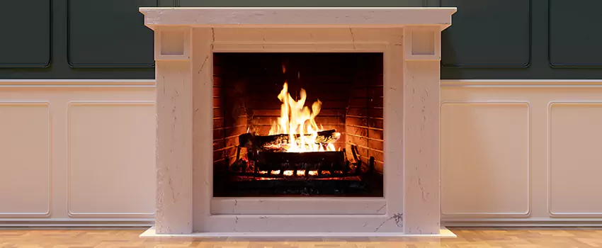 Decorative Electric Fireplace Installation in Horizon City, Texas