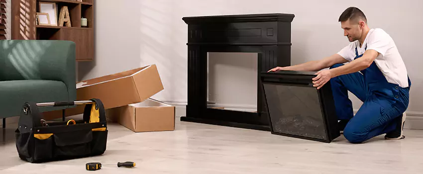 Old Rusted Metal Fireplace Repair And Replacement in Horizon City, TX